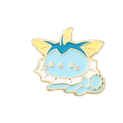 Pin cài áo Vaporeon hệ nước - 7 hệ trong Pokemon