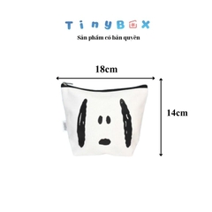 Túi vải đa năng mặt cún Snoopy