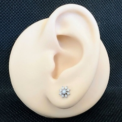 SPARKLING STONE FLOWER EARRINGS - GIÁ TỐT