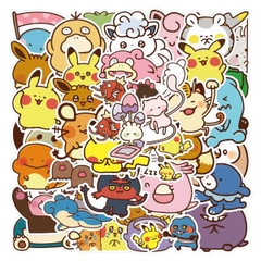 Sticker Pokemon, dán vali, cặp xách - Set 38 miếng - Siêu RẺ