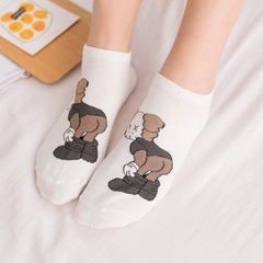 Tất (vớ) nam nữ hoạt hình Kaws - Chất vải cotton, mềm mại