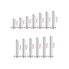 Thân khuyên Titanium (màu bạc, vàng) đầy đủ size