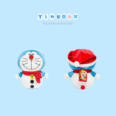 Thú bông Doraemon giáng sinh người tuyết