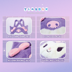 Túi bông Kuromi đen