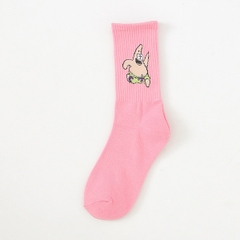 Vớ cổ cao màu hồng hình Patrick Star - Spongebob