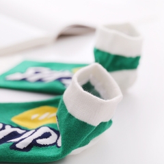 Vớ cổ ngắn in hình nước ngọt Sprite - Phong cách unisex