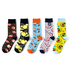 Vớ unisex hình quả chanh vàng - Chất liệu cotton, giá rẻ