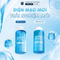 Tẩy trang Actidem Derma Cleansing Water cho da mụn, nhạy cảm 500ml