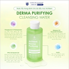 Nước Tẩy Trang Dành Cho Da Dầu Mụn Actidem Derma Purifying Cleansing Water 500ml