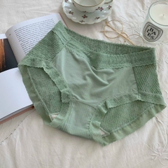 Quần gen nhật cotton pha ren [8205]