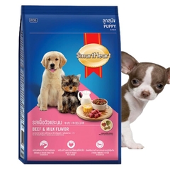 Thức Ăn Cho Chó Con Smartheart Puppy 400g Vị Bò Và Sữa