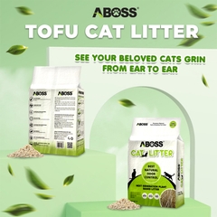 Cát đậu phụ ABOSS cà phê 7L