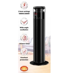 Máy sưởi gốm tạo ẩm Saiko CH-2011DH (2.000W)