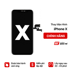 Thay màn iPhone X chính hãng