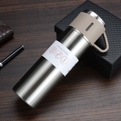 Bình Giữ Nhiệt Kèm 2 Ly Inox 304 An Toàn Không Gỉ BGN06