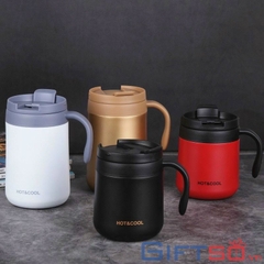 Ca Giữ Nhiệt Inox Có Tay Cầm Logo CGN02