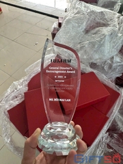 Cúp Pha Lê In Logo – Giải Pháp Quà Tặng Vinh Danh Cho Doanh Nghiệp