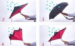 Ô Dù Gấp Ngược Quảng Cáo DCT02