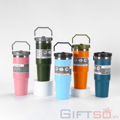 Ly Giữ Nhiệt Có Quai Xách In Logo V70