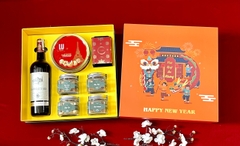 Quà Tết Doanh Nghiệp Hộp Giấy Cam HG3