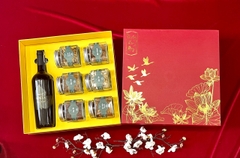 Quà Tết Doanh Nghiệp Hộp Giấy Màu Cam- Tùy Chỉnh Theo Yêu Cầu.