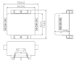 Bộ lọc nguồn CW4L2-6A-S (005) G (Có thêm đường ray hướng dẫn 6A)