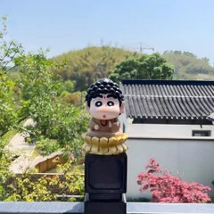 Mô hình tượng Shin bút chì cosplay Phật Tổ Như Lai Ráp kiểu dáng dễ thương, tịnh tâm giải nghiệp đặt bàn học,quà tặng