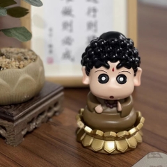 Mô hình tượng Shin bút chì cosplay Phật Tổ Như Lai Ráp kiểu dáng dễ thương, tịnh tâm giải nghiệp đặt bàn học,quà tặng