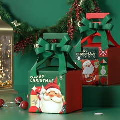 Hộp đựng quà, bánh kẹo Giáng Sinh, Noel HÌNH GIỎ QUÀ, Hộp đựng son, mỹ phẩm, trà làm quà tặng Giáng Sinh
