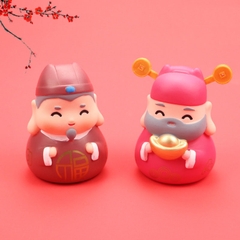Set mô hình Phúc Lộc Thọ Thần Tài