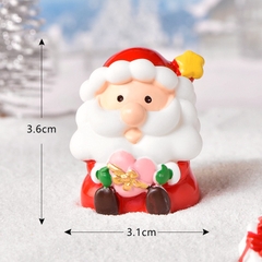 Set mô hình 5 Ông già Noel dễ thương