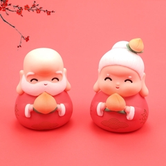 Set mô hình Phúc Lộc Thọ Thần Tài