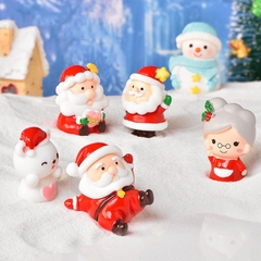 Set mô hình 5 Ông già Noel dễ thương