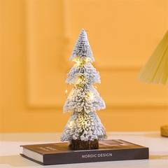 Cây Thông Phủ Tuyết Để Bàn Trang Trí Giáng Sinh Noel
