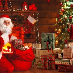 Giấy kraft giáng sinh / xmas hiện tại tự làm giấy gói
