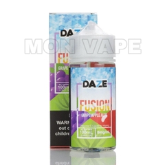 7 DAZE FUSION FREEBASE GRAPE APPLE ALOE ICED (TÁO NHO NHA ĐAM LẠNH) CHÍNH HÃNG - 100ML - MON VAPE
