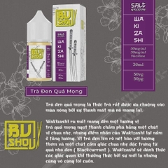 Bushou Wakizashi Trà Đen Lý Chua Đen salnic 30mg/50mg - MON VAPE