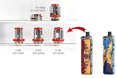 COIL OCC UNICOIL 0.3ohm OXVA X - OXVA MINI - OXVA 40W - MON VAPE