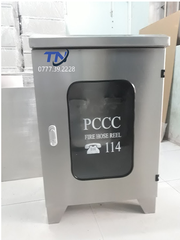 Tủ cứu hỏa Inox ngoài trời inox 304