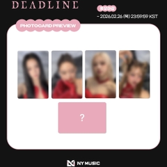 Set card POB BLACKPINK 3rd MINI ALBUM [DEADLINE]