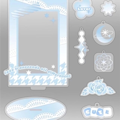 Tổng hợp mẫu standee, holder, frame đựng thẻ bo góc bắt trend