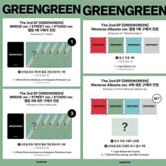 Pre-order CORTIS The 2nd EP [GREENGREEN] - Chưa gồm ship Hàn - Việt
