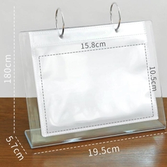 Kệ đựng photocard, đựng ảnh để bàn trang trí (có sẵn 34 trang đựng ảnh)