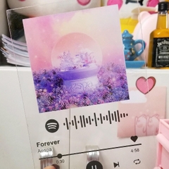 Khung ảnh mica Spotify Aespa