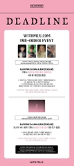 Set card POB BLACKPINK 3rd MINI ALBUM [DEADLINE]