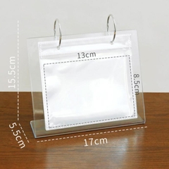 Kệ đựng photocard, đựng ảnh để bàn trang trí (có sẵn 34 trang đựng ảnh)