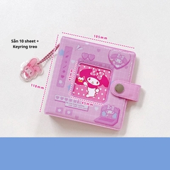 Binder mini đựng card 3 inch sẵn 10 sheet đựng được 20 card có keyring treo