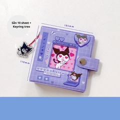 Binder mini đựng card 3 inch sẵn 10 sheet đựng được 20 card có keyring treo