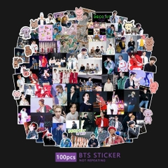 Túi 77-100pcs sticker BTS