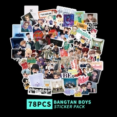 Túi 77-100pcs sticker BTS